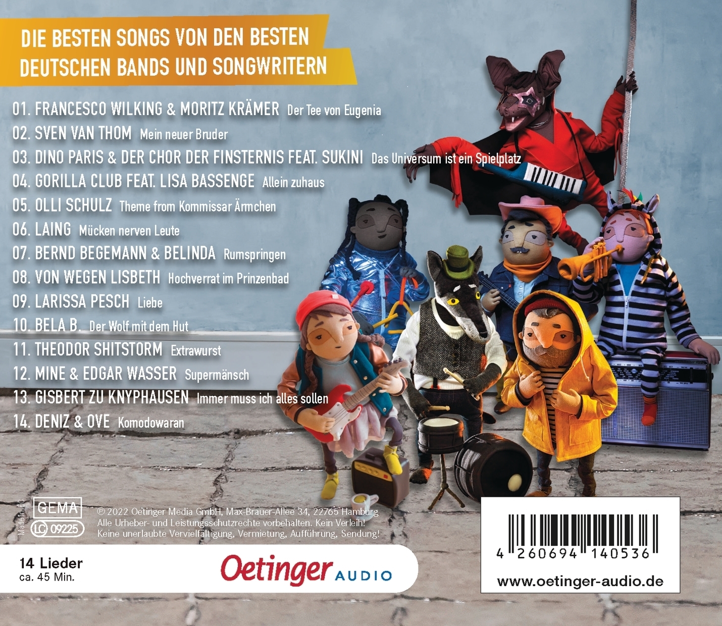 Rückseitencover Unter meinem Bett. Best of