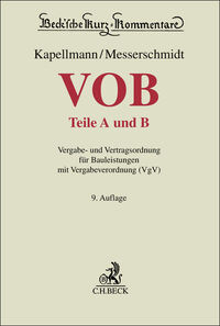 Vorderes Coverbild VOB Teile A und B