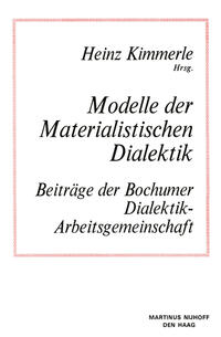 Vorderes Coverbild Modelle der Materialistischen Dialektik