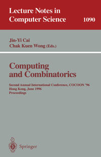 Vorderes Coverbild Computing and Combinatorics