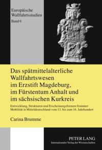 Vorderes Coverbild Das spätmittelalterliche Wallfahrtswesen im Erzstift Magdeburg, im Fürstentum Anhalt und im sächsischen Kurkreis