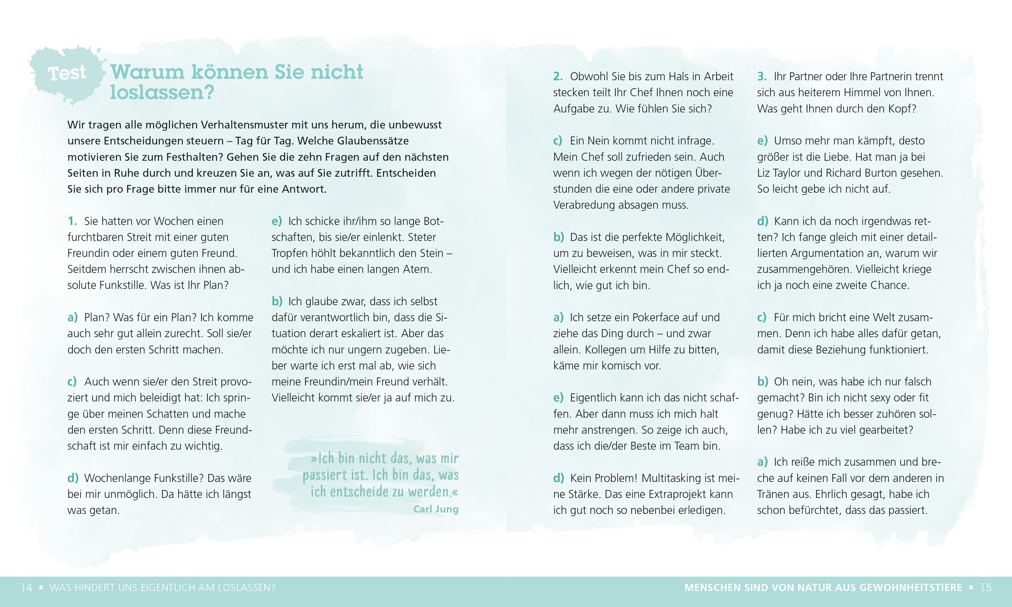 Beispielinhalt (Bild) Ab heute lass ich endlich los