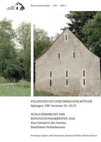 Vorderes Coverbild FELDSCHEUNE CHRUMMACHER/RÖTLER Eptingen, VBF-Inventar Nr. 20/21