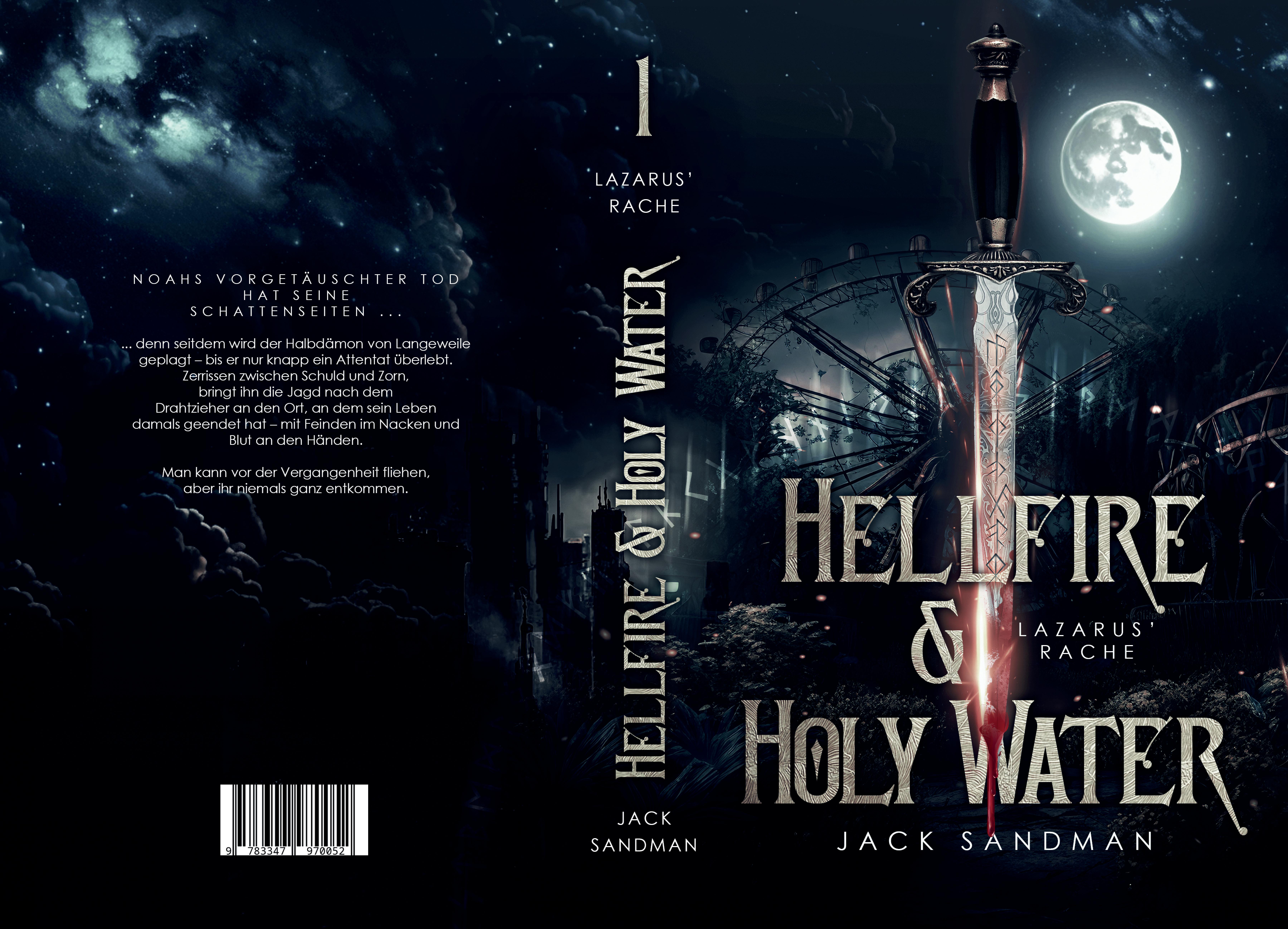 Gesamtes Coverbild Hellfire and Holy Water I - Lazarus' Rache