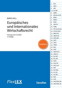 Vorderes Coverbild FlexLex Europäisches und Internationales Wirtschaftsrecht | Studium
