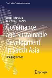 Vorderes Coverbild Governance and Sustainable Development in South Asia