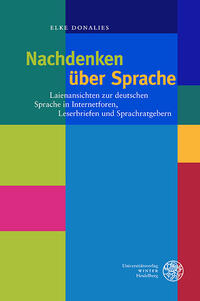Vorderes Coverbild Nachdenken über Sprache