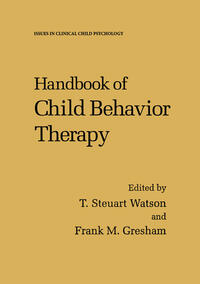 Vorderes Coverbild Handbook of Child Behavior Therapy