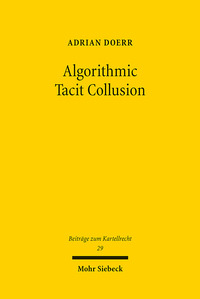 Vorderes Coverbild Algorithmic Tacit Collusion