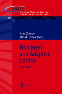 Vorderes Coverbild Nonlinear and Adaptive Control