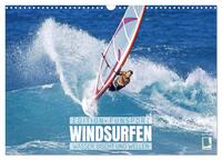Vorderes Coverbild Windsurfen: Wasser, Gischt und Wellen - Edition Funsport (Wandkalender 2025 DIN A3 quer), CALVENDO Monatskalender
