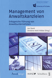 Vorderes Coverbild Management von Anwaltskanzleien