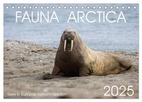 Vorderes Coverbild Fauna arctica (Tischkalender 2025 DIN A5 quer), CALVENDO Monatskalender