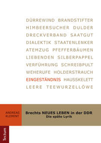 Vorderes Coverbild Brechts NEUES LEBEN in der DDR