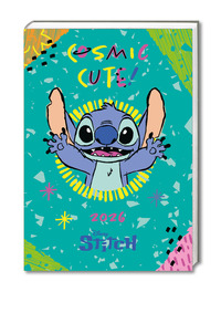 Vorderes Coverbild Disney Lilo und Stitch – A5-Tischkalender 2026