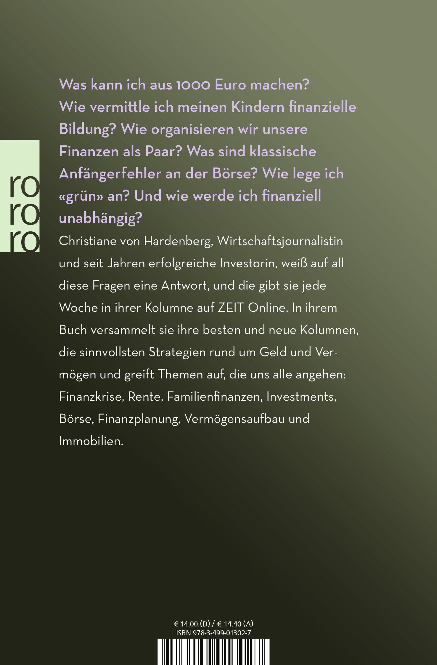 Rückseitencover Mach mehr aus deinem Geld!