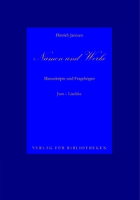 Vorderes Coverbild Namen und Werke 9