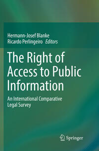 Vorderes Coverbild The Right of Access to Public Information