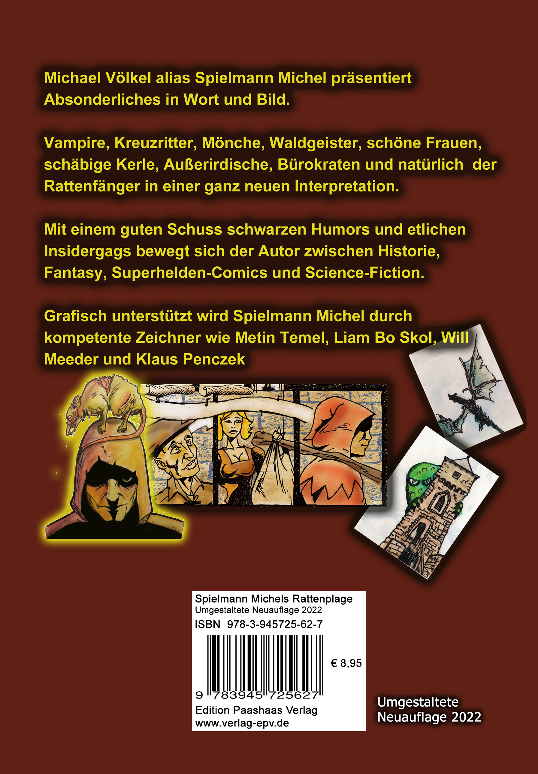 Rückseitencover Spielmann Michels Rattenplage