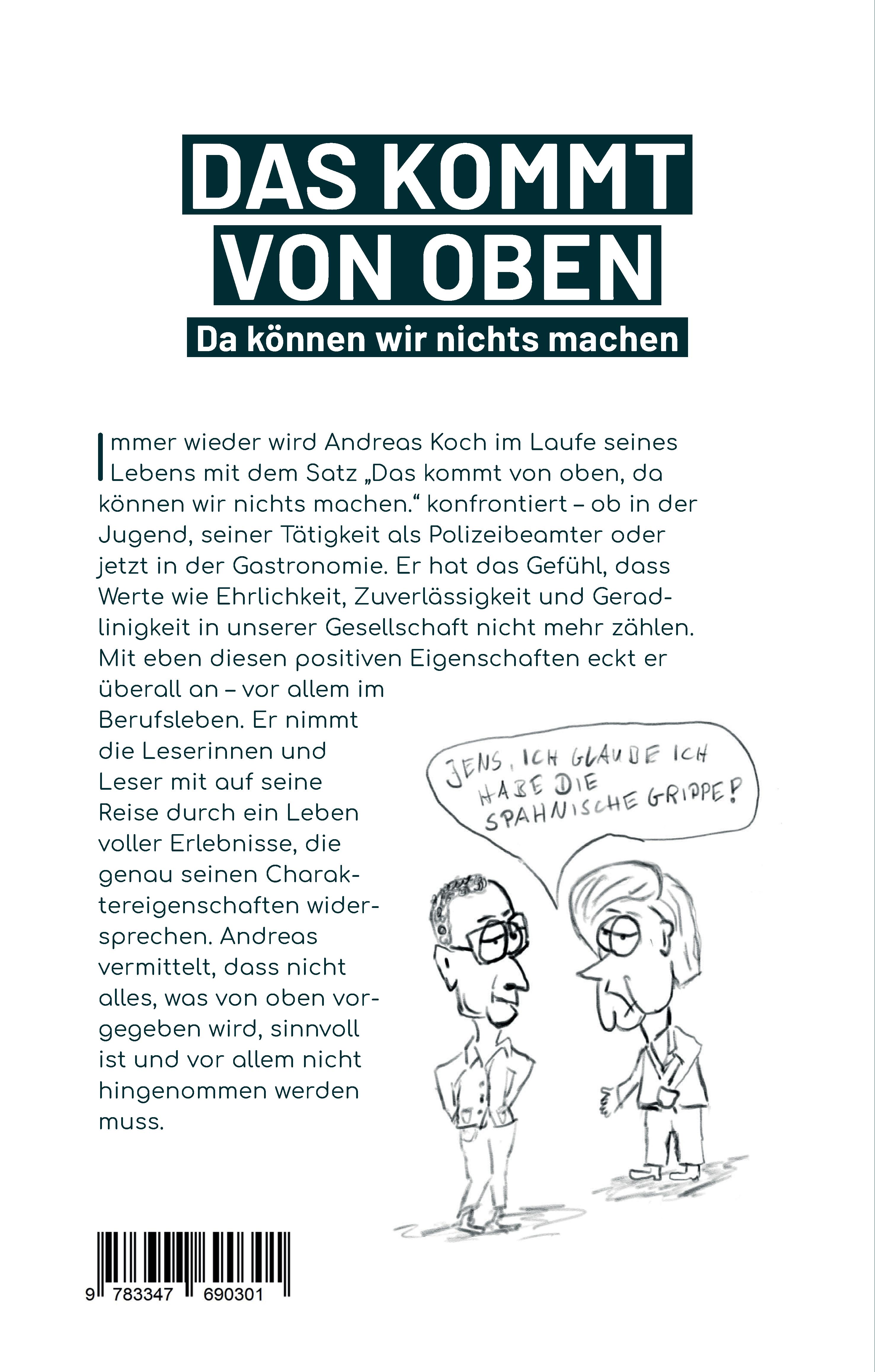 Rückseitencover Das kommt von oben, da können wir nichts machen!