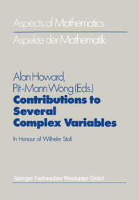 Vorderes Coverbild Contributions to Several Complex Variables