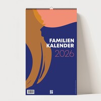 Vorderes Coverbild Der Familienkalender, Wandkalender, Familienplaner 2026 mit 5 Spalten