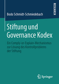 Vorderes Coverbild Stiftung und Governance Kodex