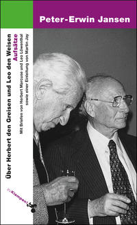 Vorderes Coverbild Über Herbert den Greisen und Leo den Weisen