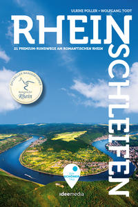 Vorderes Coverbild Rheinschleifen - Offizieller Wanderführer. 21 neue Premium-Rundwege an Rheinsteig und Rheinburgenweg