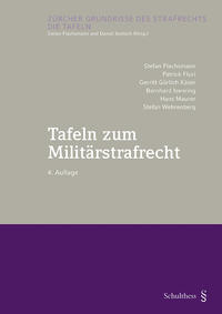 Vorderes Coverbild Tafeln zum Militärstrafrecht