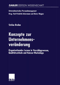 Vorderes Coverbild Konzepte zur Unternehmensveränderung