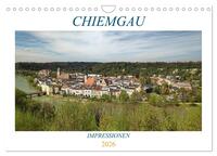 Vorderes Coverbild Chiemgau - Impressionen (Wandkalender 2026 DIN A4 quer), CALVENDO Monatskalender