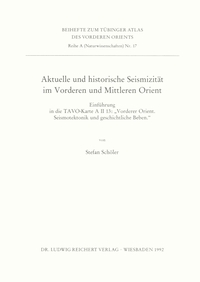 Vorderes Coverbild Aktuelle und historische Seismizität im Vorderen und Mittleren Orient