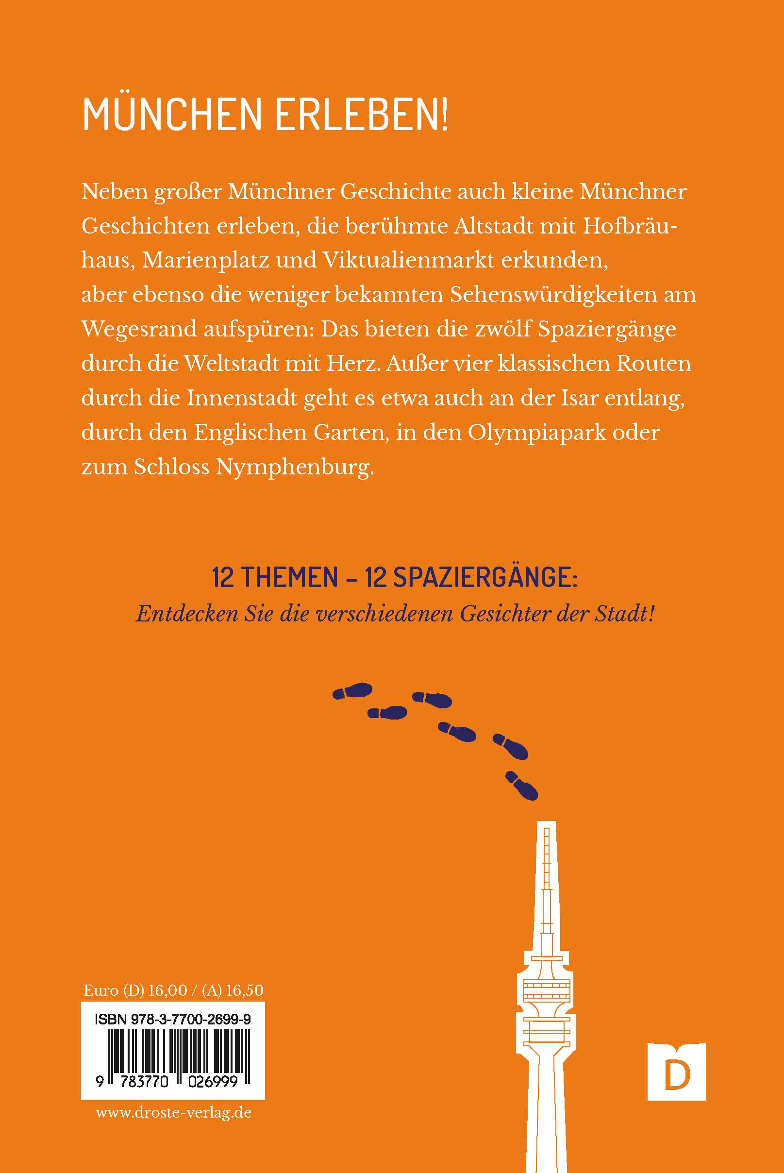 Rückseitencover Zu Fuß durch München