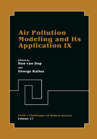 Vorderes Coverbild Air Pollution Modeling and Its Application IX