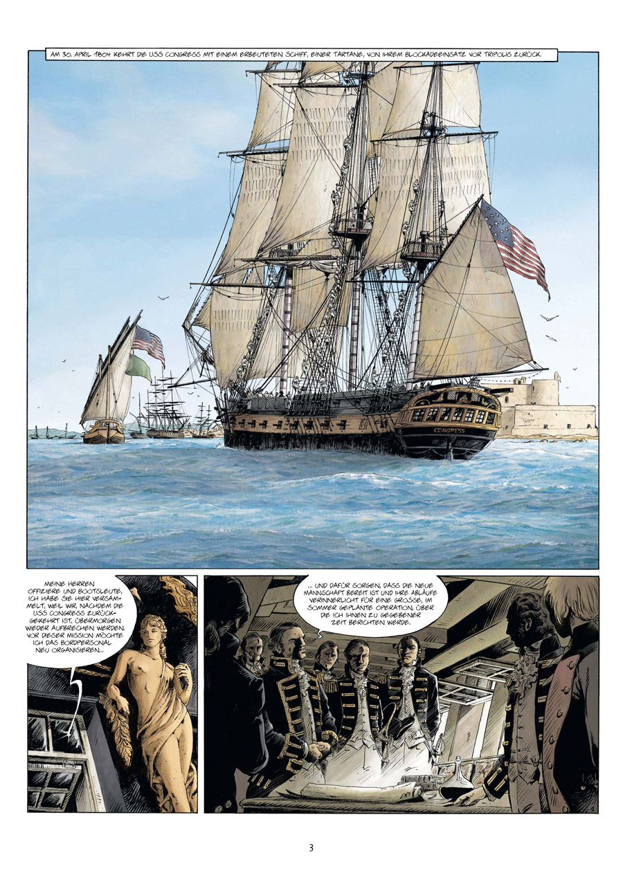Beispielinhalt (Bild) USS Constitution. Band 3