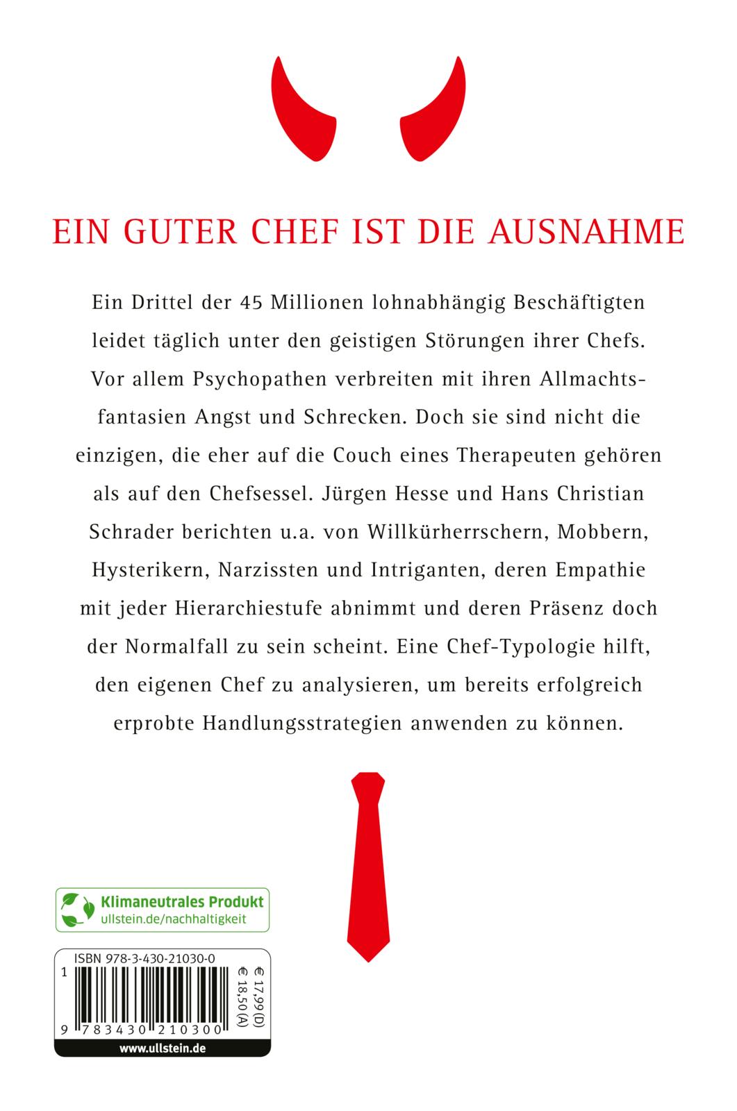 Rückseitencover Mein Chef ist irre – Ihrer auch?