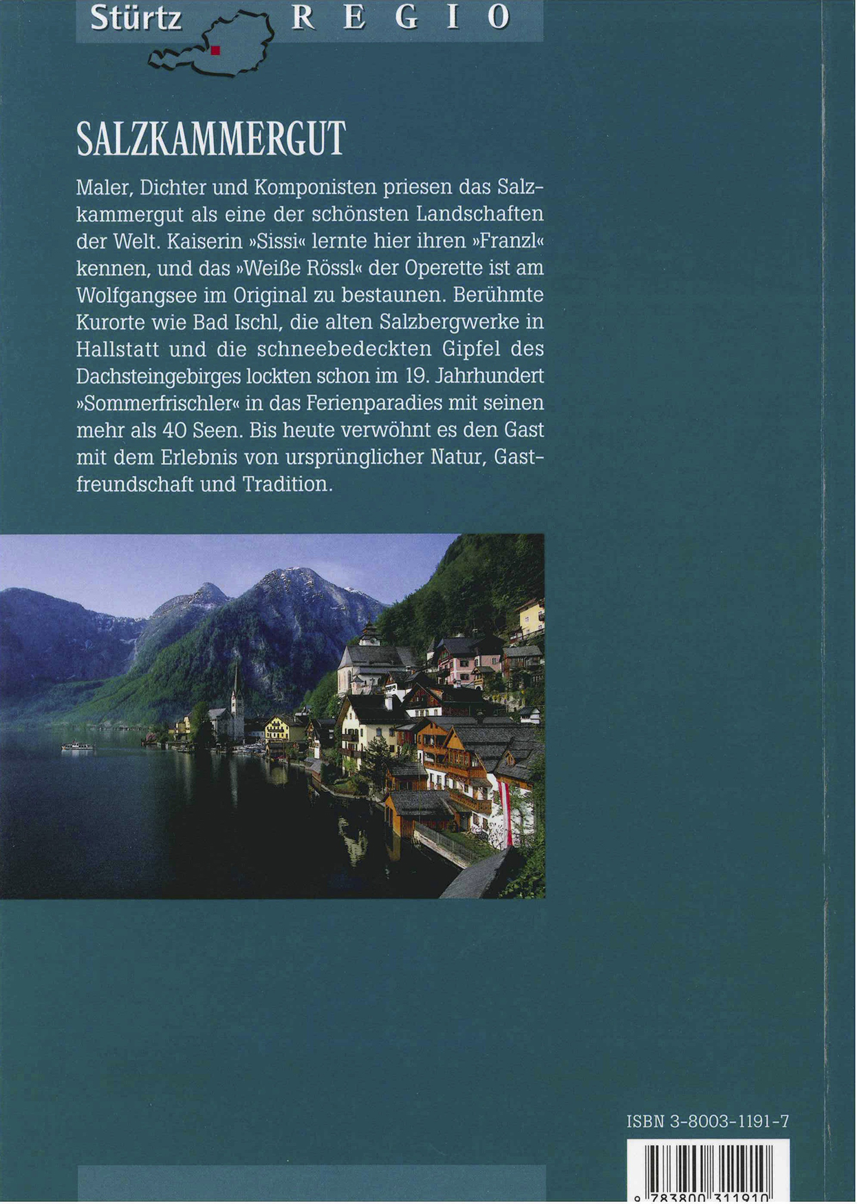 Rückseitencover Salzkammergut