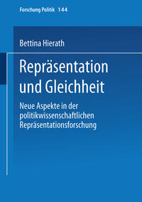 Vorderes Coverbild Repräsentation und Gleichheit