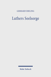 Vorderes Coverbild Luthers Seelsorge
