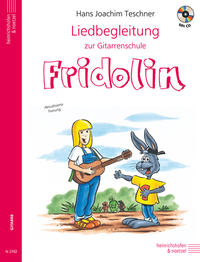 Vorderes Coverbild Fridolin / Liedbegleitung zur Gitarrenschule Fridolin