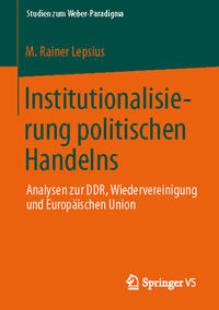 Vorderes Coverbild Institutionalisierung politischen Handelns