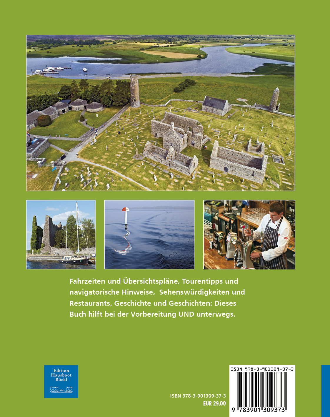 Rückseitencover Mit dem Hausboot durch Irland