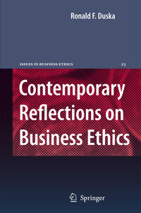 Vorderes Coverbild Contemporary Reflections on Business Ethics
