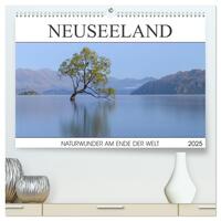 Vorderes Coverbild Neuseeland - Naturwunder am Ende der Welt (hochwertiger Premium Wandkalender 2025 DIN A2 quer), Kunstdruck in Hochglanz