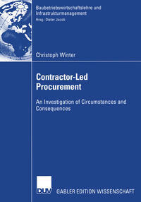 Vorderes Coverbild Contractor-Led Procurement