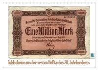 Vorderes Coverbild Geldscheine aus der ersten Hälfte des 20. JahrhundertsAltes Geld: Schöne Scheine (Wandkalender 2025 DIN A2 quer), CALVENDO Monatskalender
