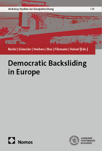 Vorderes Coverbild Democratic Backsliding in Europe