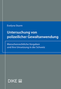 Vorderes Coverbild Untersuchung von polizeilicher Gewaltanwendung
