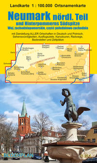 Vorderes Coverbild Landkarte Neumark - nördlicher Teil